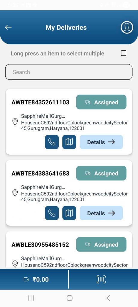 Resiliq Delivery Associate App